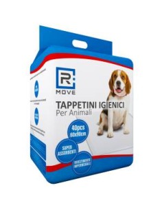 RMove 1 Conf. da 40pz 60x90cm Tappetini Igienici Animali