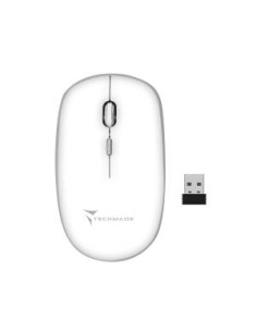 Techmade Mouse Wireless 1600 DPI Bianco