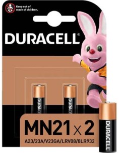 Duracell Batterie 12V MN21 A23/23A/V23GA/LRV08/8LR932...